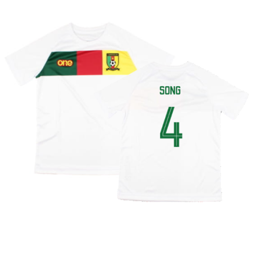 2022-2023 Cameroon Training Tee (White) - Kids (SONG 4)