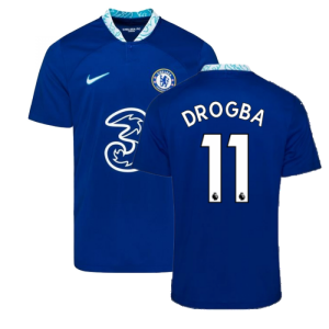 2022-2023 Chelsea Home Shirt (Kids) (DROGBA 11)