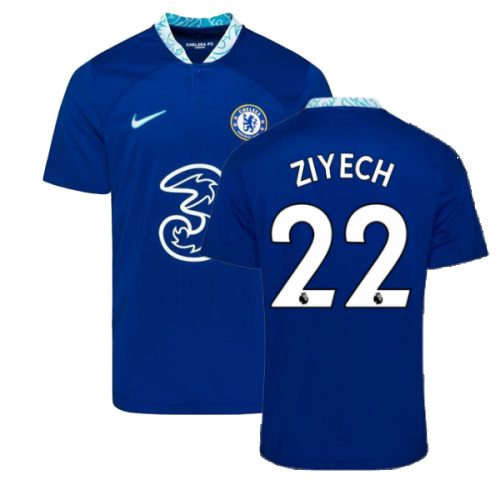 2022-2023 Chelsea Home Shirt (Kids) (ZIYECH 22)