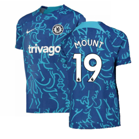 2022-2023 Chelsea Pre-Match Training Shirt (Blue) - Kids (MOUNT 19)