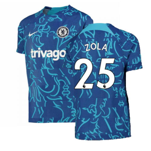 2022-2023 Chelsea Pre-Match Training Shirt (Blue) - Kids (ZOLA 25)