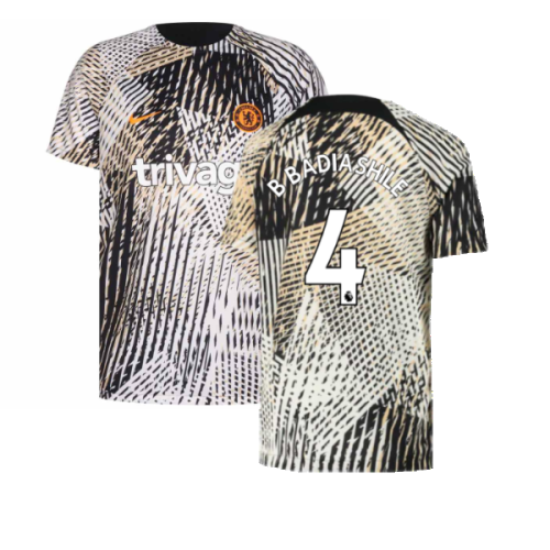 2022-2023 Chelsea Pre-Match Training Shirt (Sail) - Kids (B Badiashile 4)