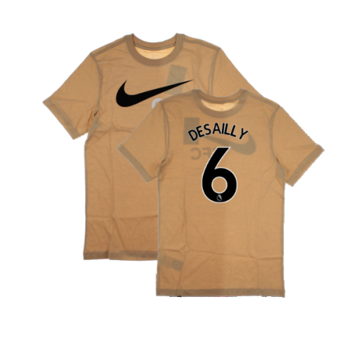 2022-2023 Chelsea Swoosh Tee (Beige) (DESAILLY 6)