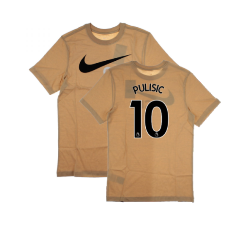 2022-2023 Chelsea Swoosh Tee (Beige) (PULISIC 10)