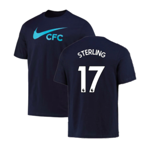 2022-2023 Chelsea Swoosh Tee (Navy) (STERLING 17)