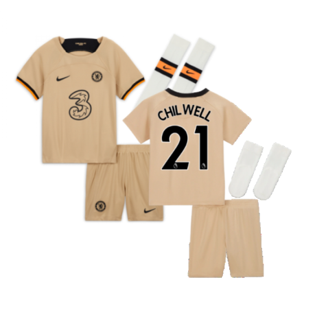 2022-2023 Chelsea Third Little Boys Mini Kit (CHILWELL 21)