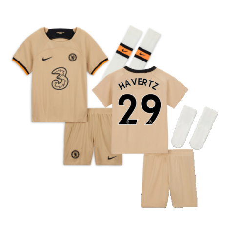 2022-2023 Chelsea Third Little Boys Mini Kit (HAVERTZ 29)