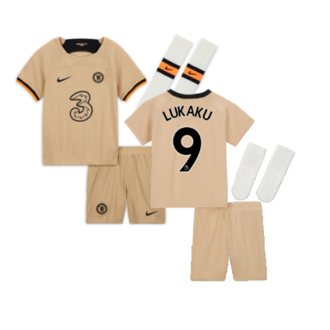 2022-2023 Chelsea Third Little Boys Mini Kit (LUKAKU 9)