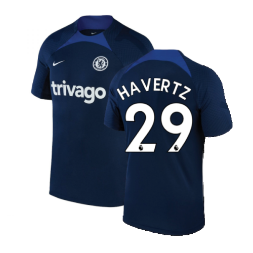 2022-2023 Chelsea Training Shirt (Navy) (HAVERTZ 29)