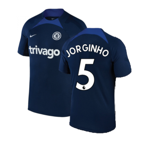 2022-2023 Chelsea Training Shirt (Navy) (JORGINHO 5)