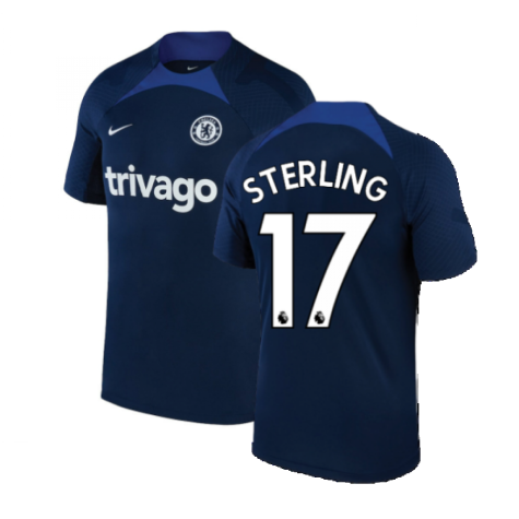 2022-2023 Chelsea Training Shirt (Navy) (STERLING 17)