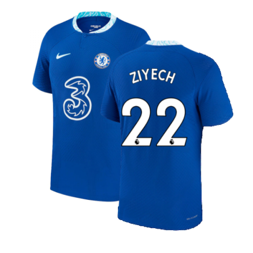 2022-2023 Chelsea Vapor Match Home Shirt (ZIYECH 22)