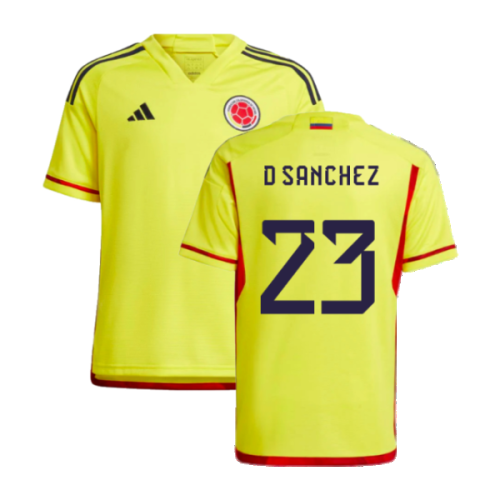 2022-2023 Colombia Home Shirt (Kids) (D.SANCHEZ 23)