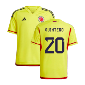 2022-2023 Colombia Home Shirt (Kids) (QUINTERO 20)