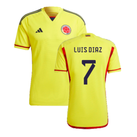 2022-2023 Colombia Home Shirt (LUIS DIAZ 7)