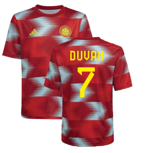 2022-2023 Colombia Pre-Match Shirt (Kids) (DUVAN 7)