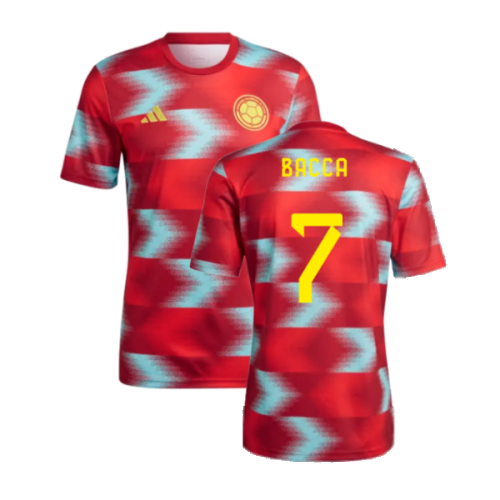 2022-2023 Colombia Pre-Match Shirt (Red) (BACCA 7)