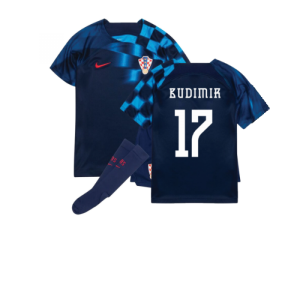 2022-2023 Croatia Away Mini Kit (Budimir 17)