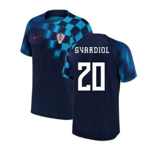 2022-2023 Croatia Away Shirt (Gvardiol 20)