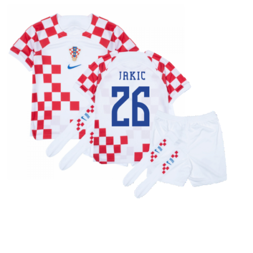 2022-2023 Croatia Home Mini Kit (Jakic 26)