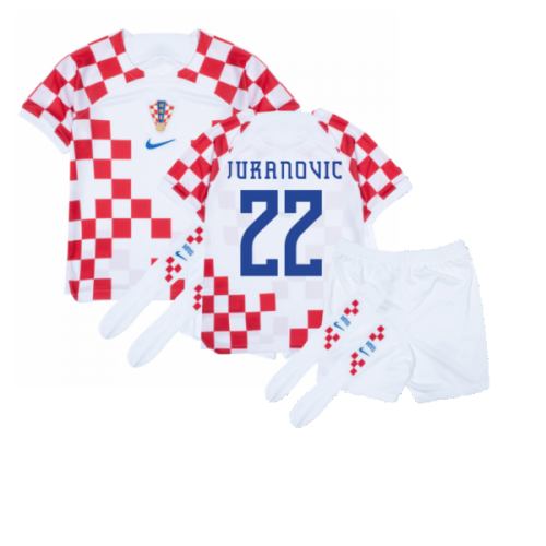 2022-2023 Croatia Home Mini Kit (Juranovic 22)