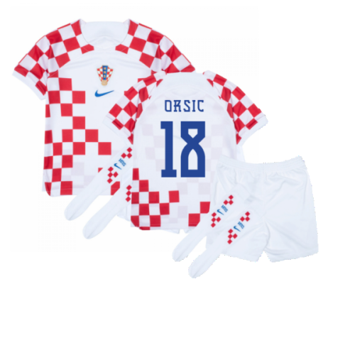 2022-2023 Croatia Home Mini Kit (Orsic 18)