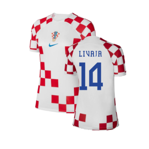 2022-2023 Croatia Home Shirt (Ladies) (Livaja 14)