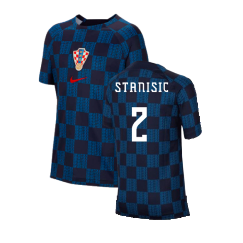 2022-2023 Croatia Pre-Match Training Shirt (Kids) (Stanisic 2)