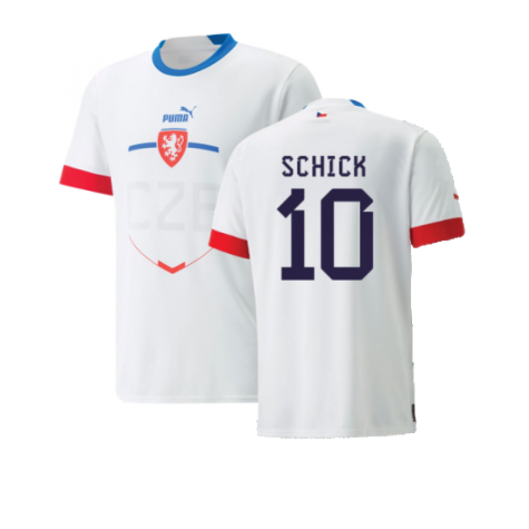 2022-2023 Czech Republic Away Shirt (SCHICK 10)