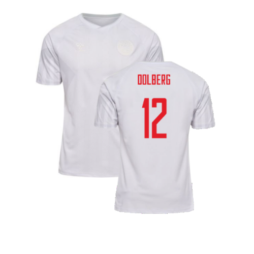 2022-2023 Denmark Away Shirt (Dolberg 12)