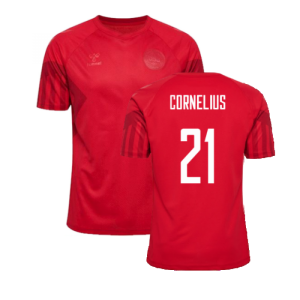 2022-2023 Denmark Home Jersey (Cornelius 21)