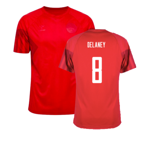 2022-2023 Denmark Home Shirt - Kids (Delaney 8)