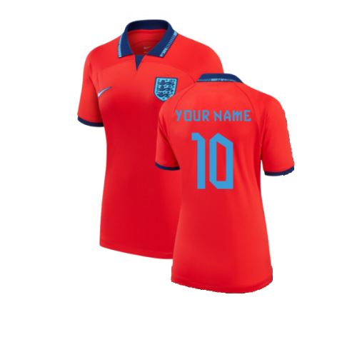 2022-2023 England Away Shirt (Ladies) (Your Name)