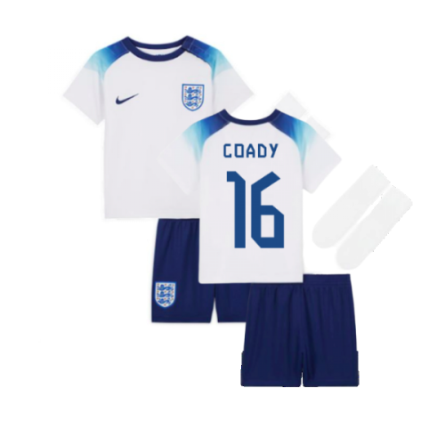 2022-2023 England Home Little Boys Mini Kit (Coady 16)