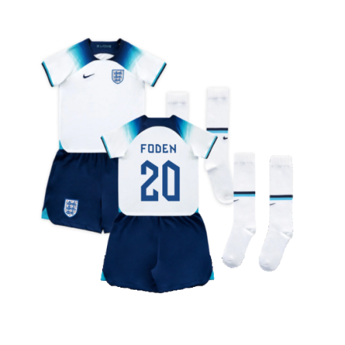 2022-2023 England Home Mini Kit (Foden 20)