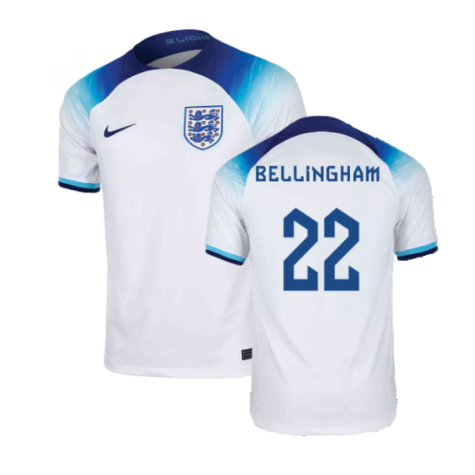 2022-2023 England Home Shirt (Bellingham 22)