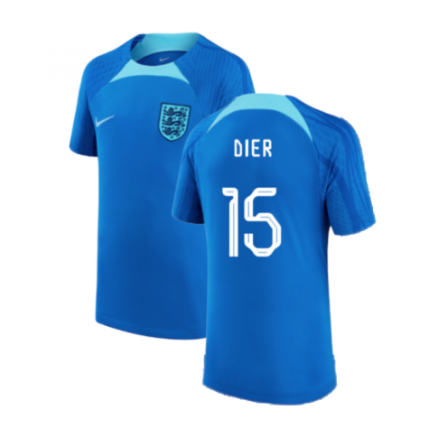 2022-2023 England Strike Training Shirt (Blue) - Kids (Dier 15)