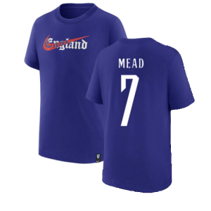 2022-2023 England Swoosh Tee (Light Concord) (MEAD 7)