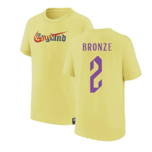 2022-2023 England Swoosh Tee (Light Zitron) - Kids (BRONZE 2)