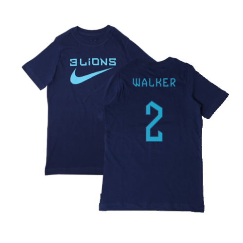 2022-2023 England Three Lions Tee (Navy) - Kids (Walker 2)