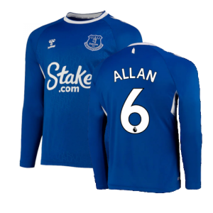 2022-2023 Everton Home Long Sleeve Shirt (ALLAN 6)