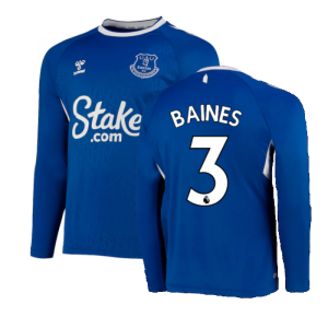 2022-2023 Everton Home Long Sleeve Shirt (BAINES 3)