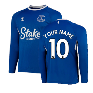 2022-2023 Everton Home Long Sleeve Shirt