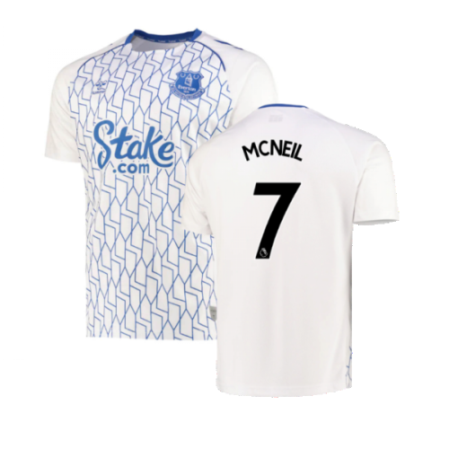 2022-2023 Everton Home Pre-Match Shirt (White) (MCNEIL 7)