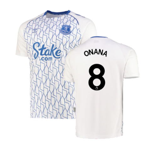 2022-2023 Everton Home Pre-Match Shirt (White) (ONANA 8)