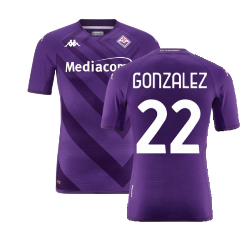 2022-2023 Fiorentina Home Shirt (Kids) (GONZALEZ 22)