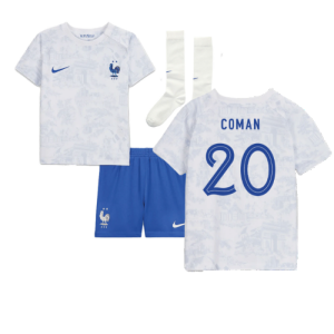 2022-2023 France Away Little Boys Mini Kit (Coman 20)