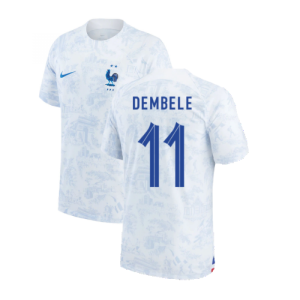 2022-2023 France Away Shirt (DEMBELE 11)