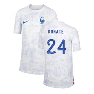 2022-2023 France Away Shirt (Kids) (Konate 24)