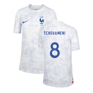 2022-2023 France Away Shirt (Kids) (Tchouameni 8)